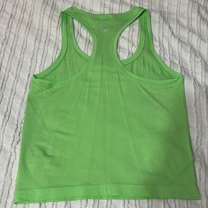 Lululemon Mint/Lime Green Swiftly Race Length Tank